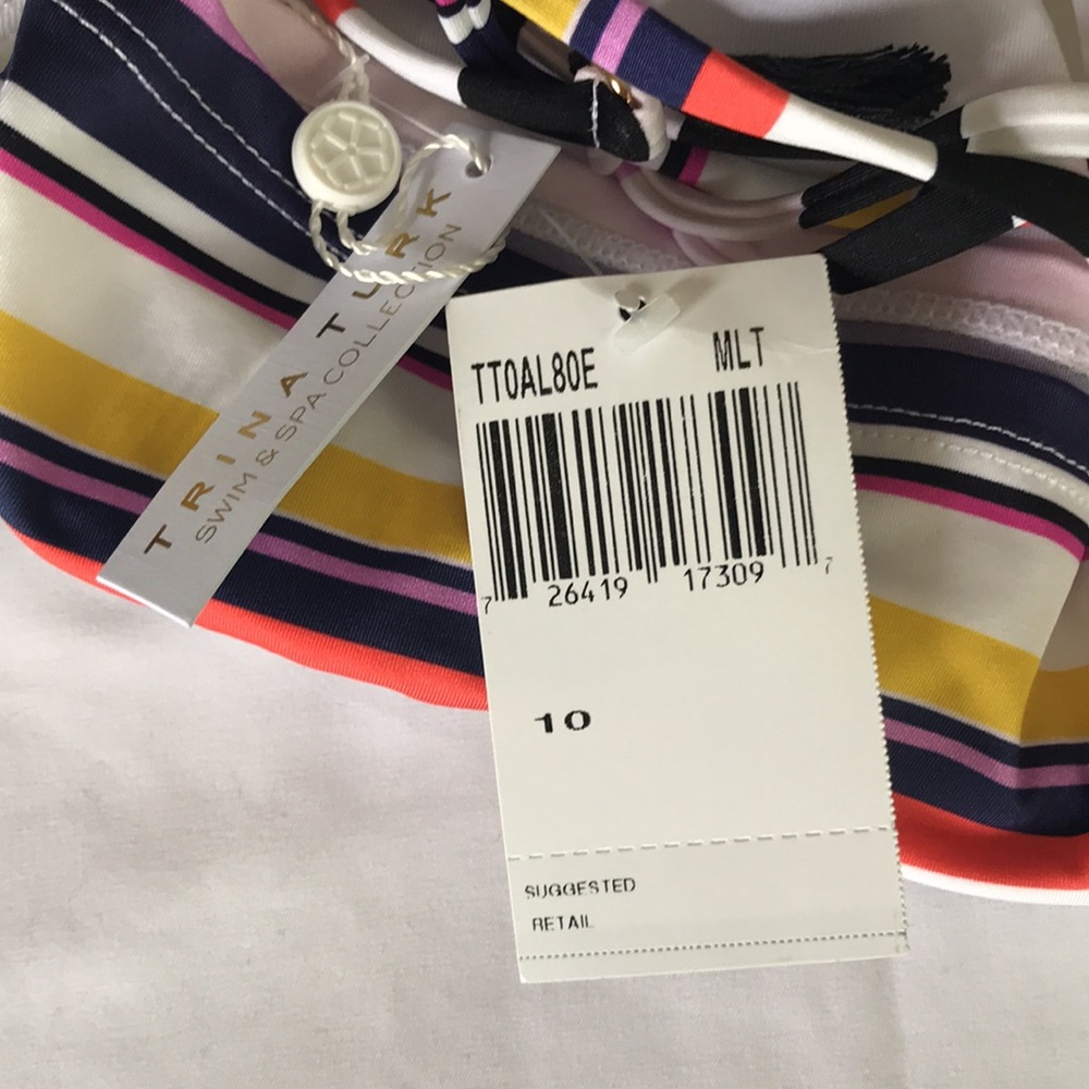 Trina Turk Treasure Cove Bikini Top NWT - Picture 11 of 12